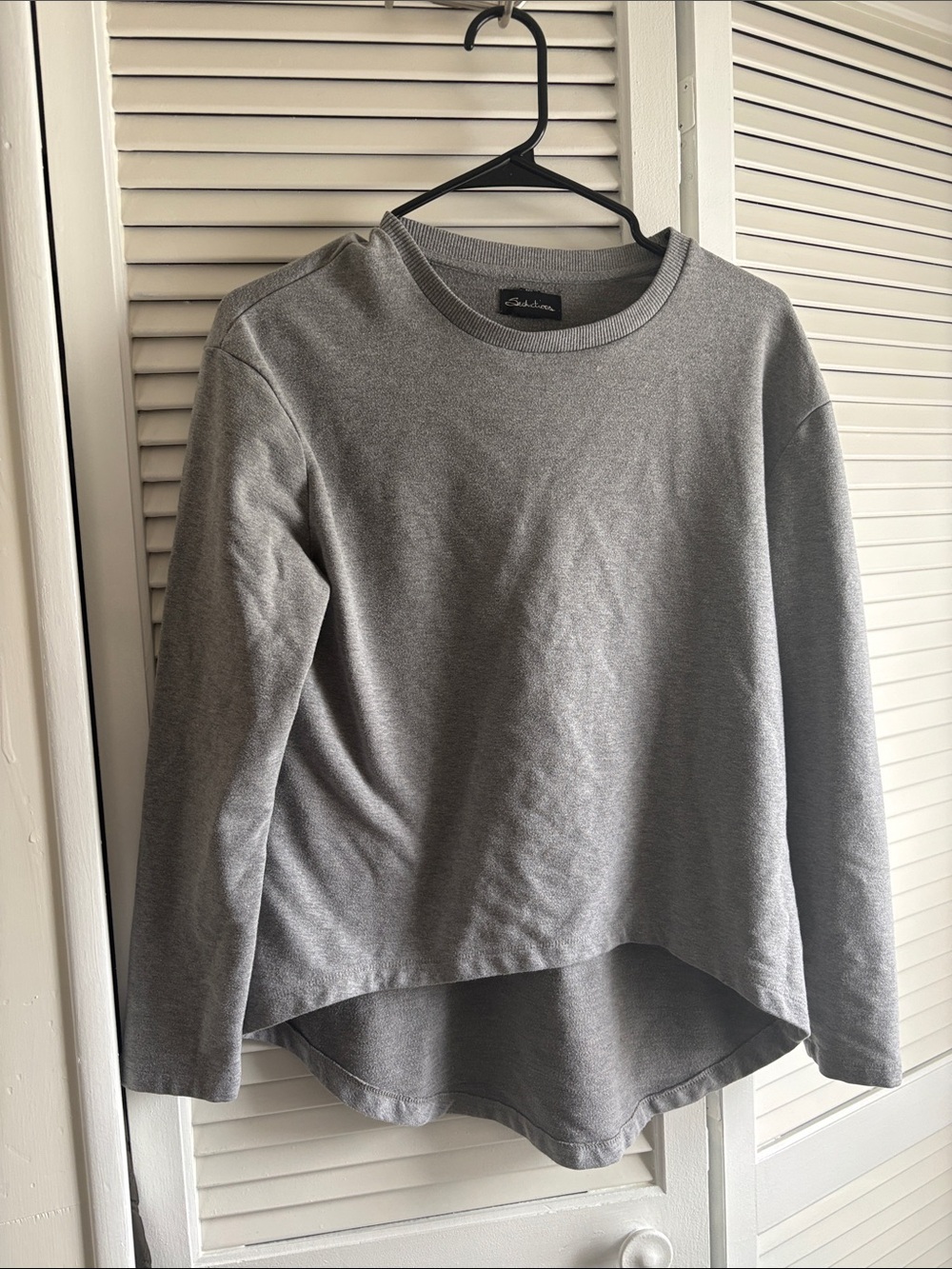 Women's Gray Crewneck Sweater